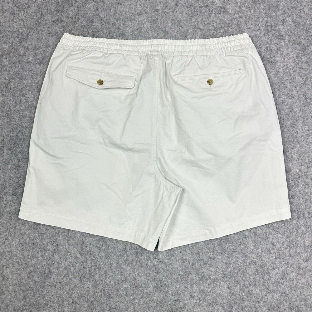 Polo Ralph Lauren PRL Prepster Shorts Mens XXL White Classic Fit Drawstrings 6” - Picture 4 of 14